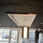 Akoestisch spanplafond met print