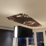 Akoestisch spanplafond met print