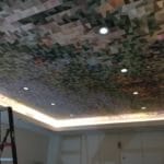 Spanplafond met print en led verlichting